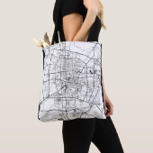 Tote Bag Carte de Baoding Chine (De près)