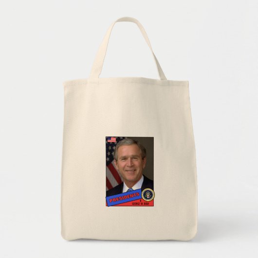 Tote Bag Carte de baseball George W. Bush (Devant)