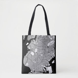 Tote Bag Carte de Brooklyn New York
