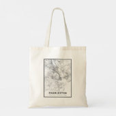 Tote Bag Carte de Charleston (Dos)