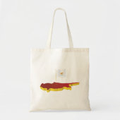 Tote Bag Carte de Chypre (Devant)