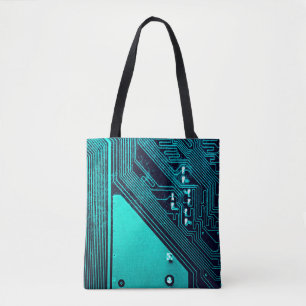 Tote Bag Carte de circuit. Matériel informatique électroniq