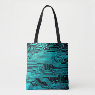 Tote Bag Carte de circuit. Matériel informatique électroniq