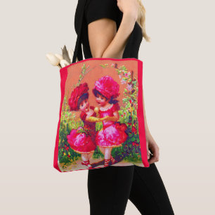 Tote Bag Carte de commerce victorienne petits danseurs en r