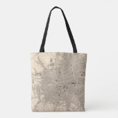 Tote Bag Carte de Dublin, Irlande (Dos)