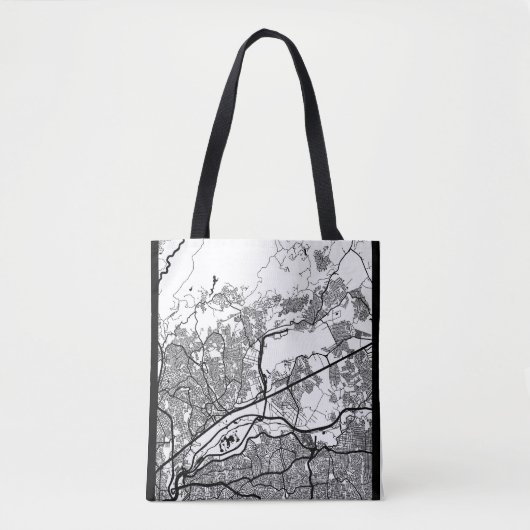 Tote Bag Carte de Guarulhos Brésil (Devant)
