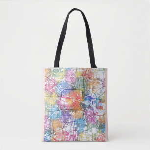 Tote Bag Carte de Houston Texas City