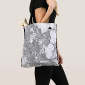 Tote Bag Carte de Jaipur Rajasthan (De près)