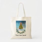 Tote Bag Carte de Joyeux Noël (Devant)