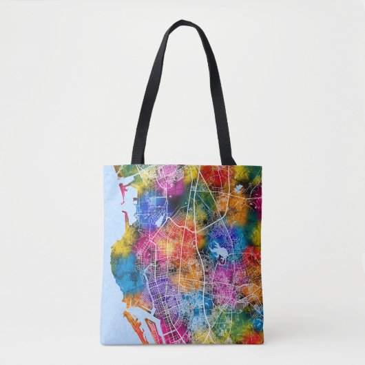 Tote Bag Carte de Kaohsiung (Devant)