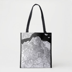 Tote Bag Carte de Kinshasa RD Congo