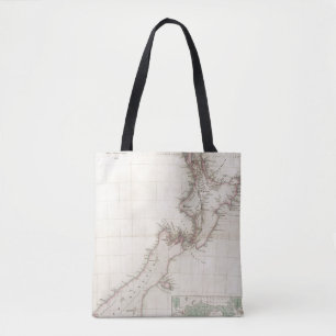 Tote Bag Carte de la colonie de la Nouvelle Zélande