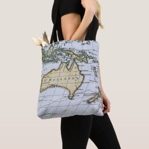 Tote Bag Carte de la nouvelle Hollande