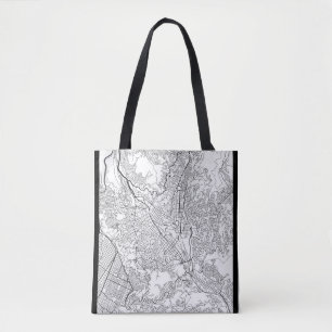 Tote Bag Carte de La Paz Bolivie