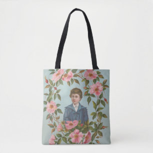 Tote Bag Carte de la Saint-Valentin allemande antique kitsc