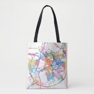 Tote Bag Carte de la ville de Madinah en Arabie saoudite