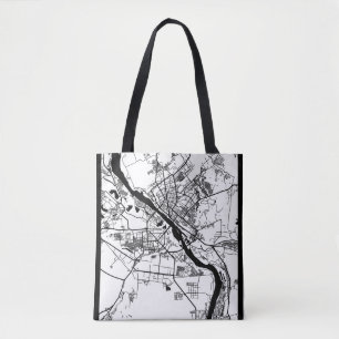 Tote Bag Carte de la ville de Novossibirsk Russie