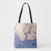 Tote Bag Carte de la Virginie (Devant)