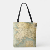 Tote Bag Carte de l'Alaska (Dos)