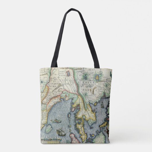 Tote Bag Carte de l'Asie du Sud-Est antique par Mercator /  (Dos)