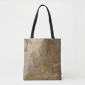 Tote Bag Carte de l'Europe | 1700 (Devant)