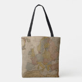 Tote Bag Carte de l'Europe | 1700 (Dos)
