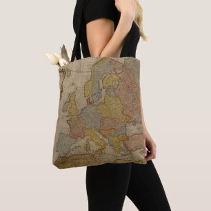 Tote Bag Carte de l'Europe 1700