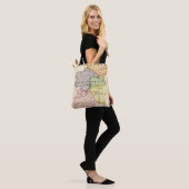 Tote Bag Carte de l'Irlande (Sur le modèle)