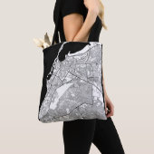 Tote Bag Carte de Luanda Angola (De près)