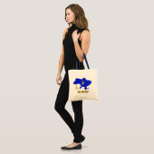 Tote Bag Carte de l'Ukraine (Devant (modèle))