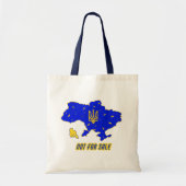 Tote Bag Carte de l'Ukraine (Devant)