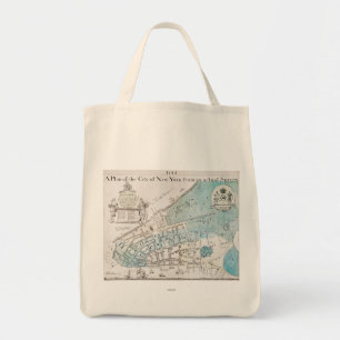 Tote Bag Carte de New York City, 1728