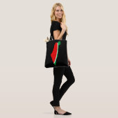 Tote Bag Carte de Palestine Watermelon Symbole de la libert (Sur le modèle)