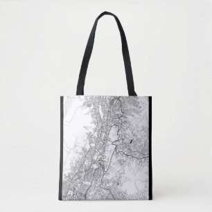 Tote Bag Carte de Quito Équateur