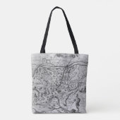Tote Bag Carte de Rome antique (Dos)