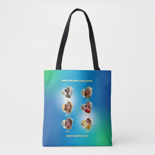 Tote Bag Carte de Saint Valentin pour un Bachelorette (Devant)