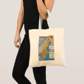 Tote Bag Carte de Suède (Devant (produit))