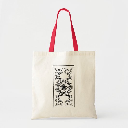 Tote Bag Carte de tarot : As des penny (Devant)