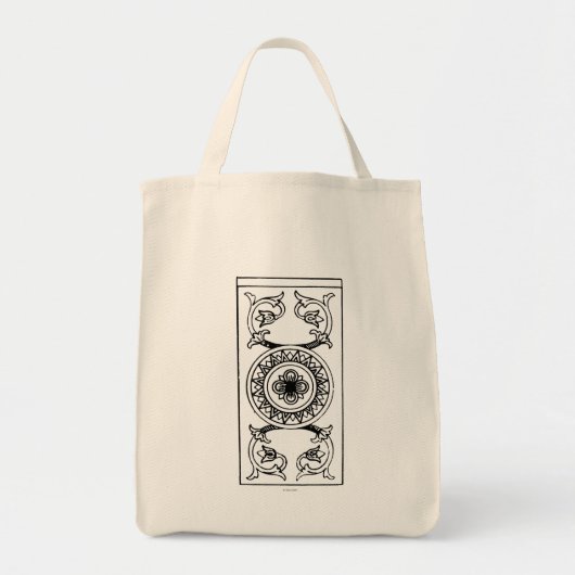 Tote Bag Carte de tarot : As des penny (Devant)