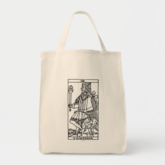 Tote Bag Carte de tarot : L'empereur (Devant)