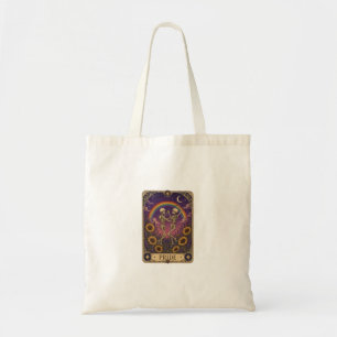 Tote Bag Carte de tarot vintage Fierté Squelettes dansant T