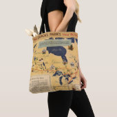 Tote Bag Carte des parcs du Canada - du Canada (De près)