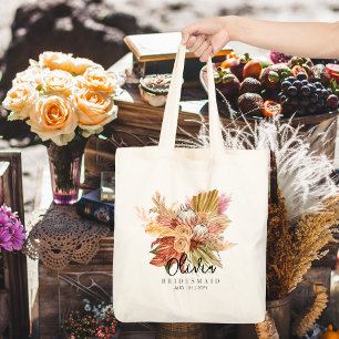 Tote Bag Carte d'identité personnalisée Fourre-tout Boho
