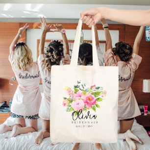 Tote Bag Carte d'identité personnalisée Fourre-tout Fleur