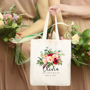 Tote Bag Carte d'identité personnalisée Fourre-tout Roses