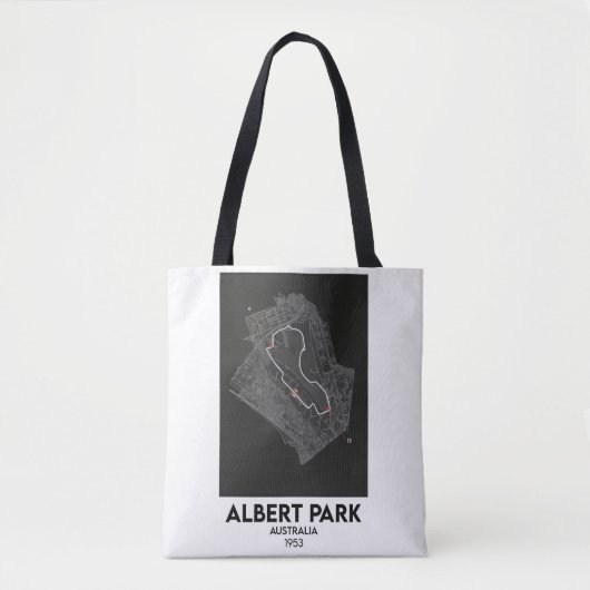 Tote Bag Carte du circuit australien MotoGP (Devant)