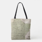 Tote Bag Carte du comté de Wright, Minnesota (Dos)