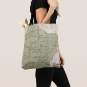 Tote Bag Carte du comté de Wright, Minnesota (De près)