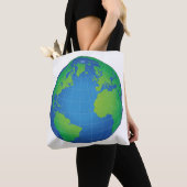 Tote Bag Carte du globe terrestre (De près)