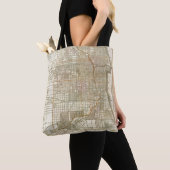 Tote Bag Carte du guide de Blanchard de Chicago (De près)